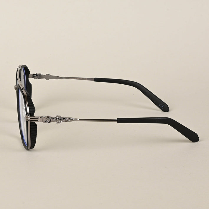 Voyage Black & Grey Wayfarer Eyeglasses for Men & Women - MG5167-C2