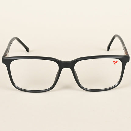 Voyage Matt Black Square Eyeglasses for Men & Women - MG4773-C2