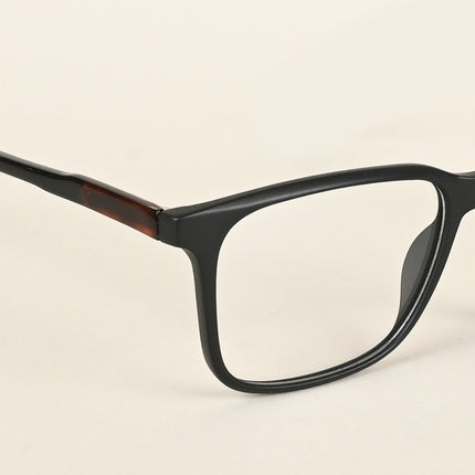 Voyage Matt Black Square Eyeglasses for Men & Women - MG4773-C2