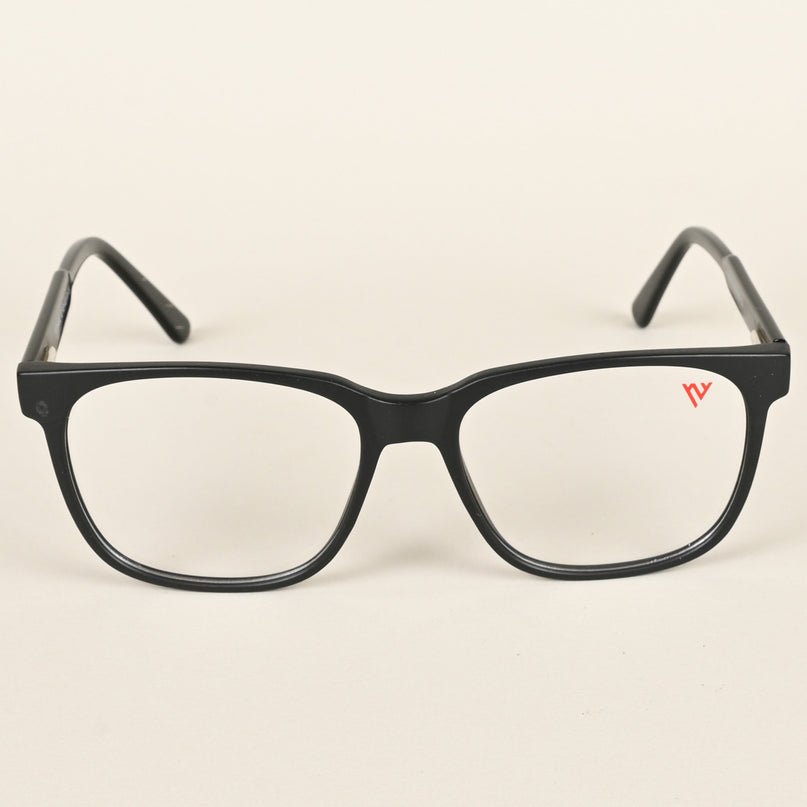 Voyage Matt Black Square Eyeglasses for Men & Women - MG4780-C2