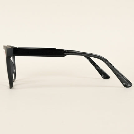 Voyage Matt Black Square Eyeglasses for Men & Women - MG4780-C2