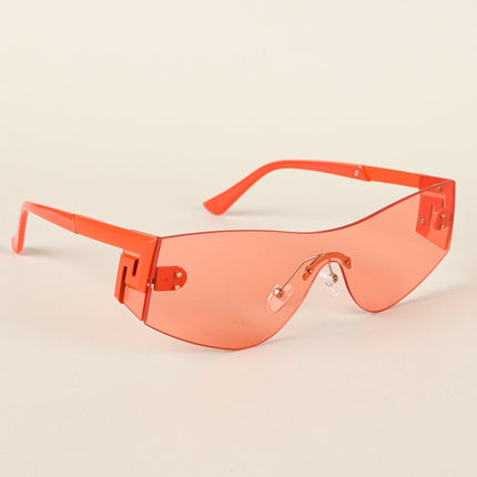 Orange Wrap Around Sunglasses - MG4521