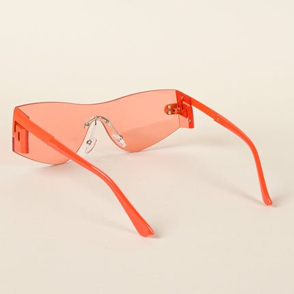 Orange Wrap Around Sunglasses - MG4521