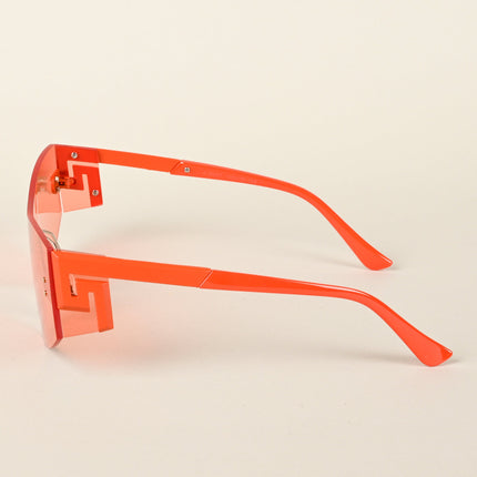 Orange Wrap Around Sunglasses - MG4521