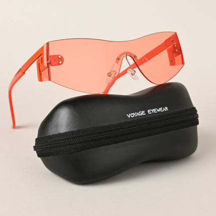 Orange Wrap Around Sunglasses - MG4521