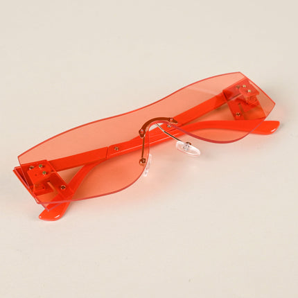 Orange Wrap Around Sunglasses - MG4521