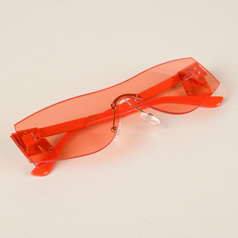 Orange Wrap Around Sunglasses - MG4521