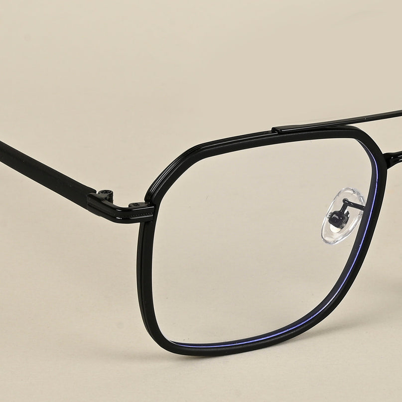 Voyage Maverick Black Wayfarer Eyeglasses for Men & Women - MG5135-C4