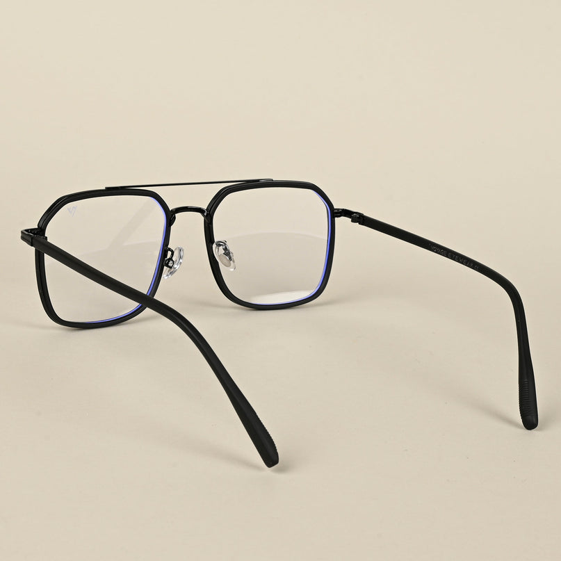 Voyage Maverick Black Wayfarer Eyeglasses for Men & Women - MG5135-C4