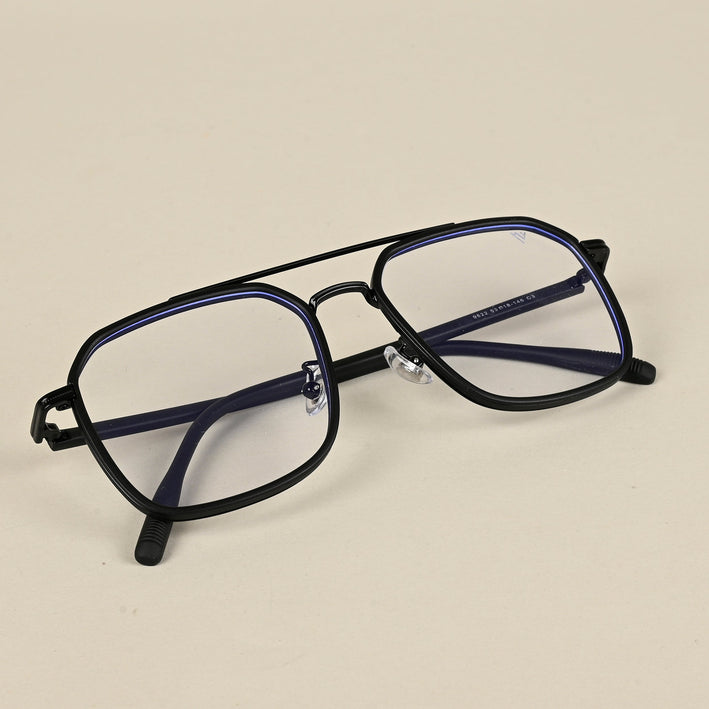 Voyage Maverick Black Wayfarer Eyeglasses for Men & Women - MG5135-C4
