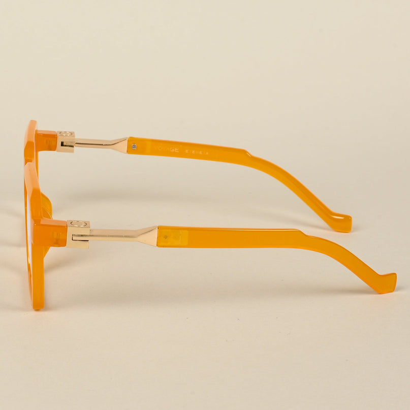 Voyage Orange Square Eyeglasses for Men & Women - MG5063-C4