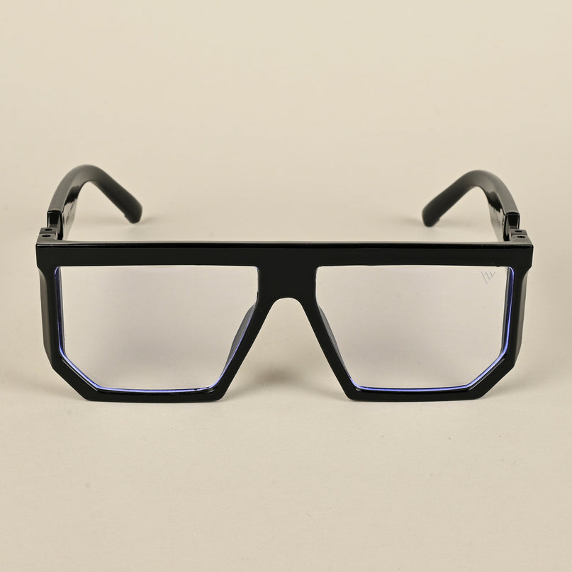 Voyage Shine Black Wayfarer Eyeglasses for Men & Women - MG5065-C1