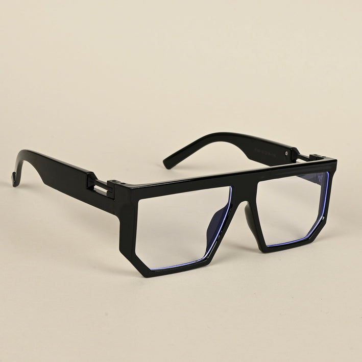 Voyage Shine Black Wayfarer Eyeglasses for Men & Women - MG5065-C1