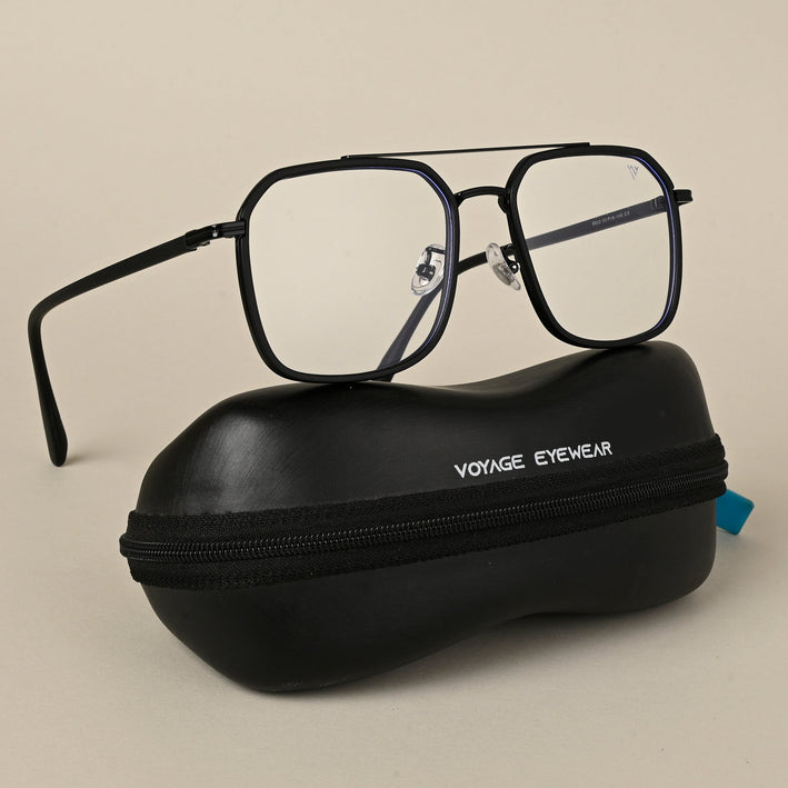 Voyage Maverick Black Wayfarer Eyeglasses for Men & Women - MG5135-C4