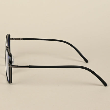 Voyage Maverick Black & Grey Wayfarer Eyeglasses for Men & Women - MG5116-C4