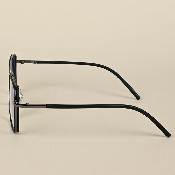 Voyage Maverick Black & Grey Wayfarer Eyeglasses for Men & Women - MG5116-C4