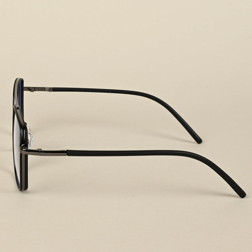 Voyage Maverick Black & Grey Wayfarer Eyeglasses for Men & Women - MG5116-C4