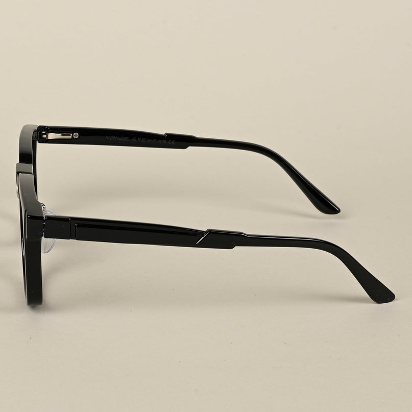 Voyage Black & Silver Square Eyeglasses for Men & Women - MG5073-C1
