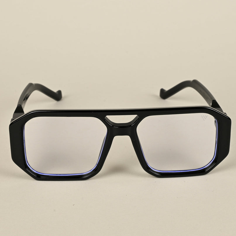 Voyage Goat Shine Black Wayfarer Eyeglasses for Men & Women - MG5070-C1