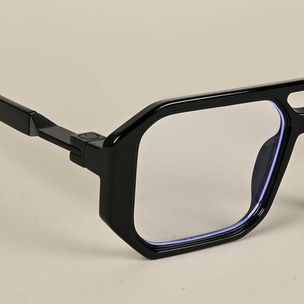 Voyage Goat Shine Black Wayfarer Eyeglasses for Men & Women - MG5070-C1