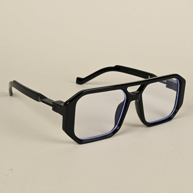 Voyage Goat Shine Black Wayfarer Eyeglasses for Men & Women - MG5070-C1
