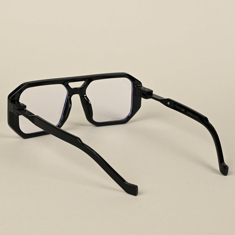Voyage Goat Shine Black Wayfarer Eyeglasses for Men & Women - MG5070-C1