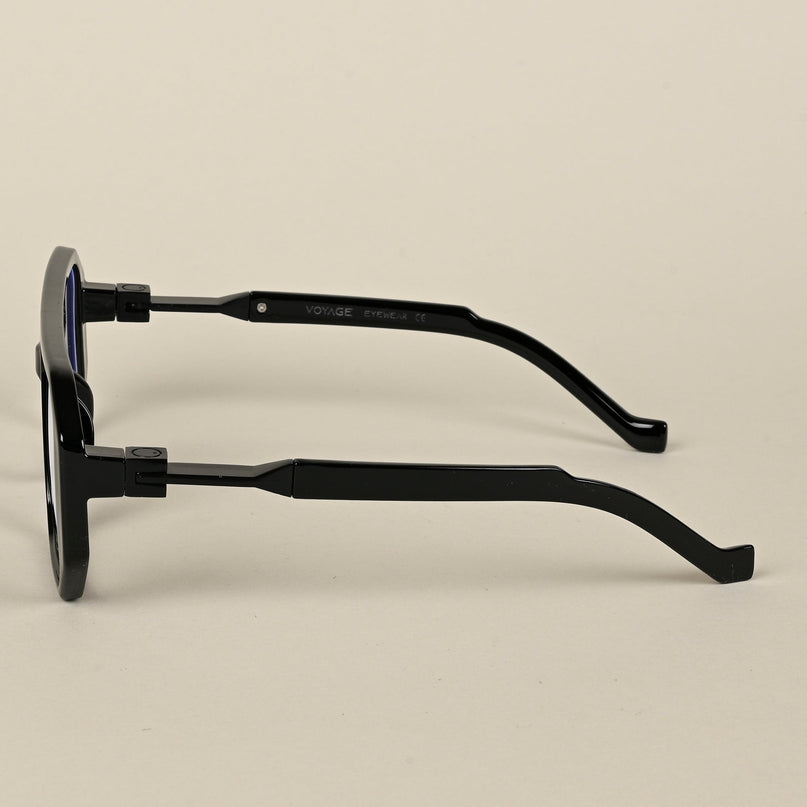 Voyage Goat Shine Black Wayfarer Eyeglasses for Men & Women - MG5070-C1
