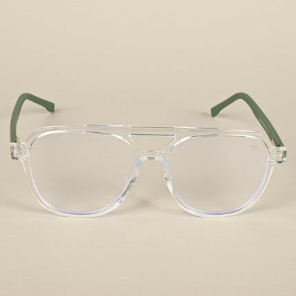 Voyage Maverick Transparent Wayfarer Eyeglasses for Men & Women - MG5083-C3