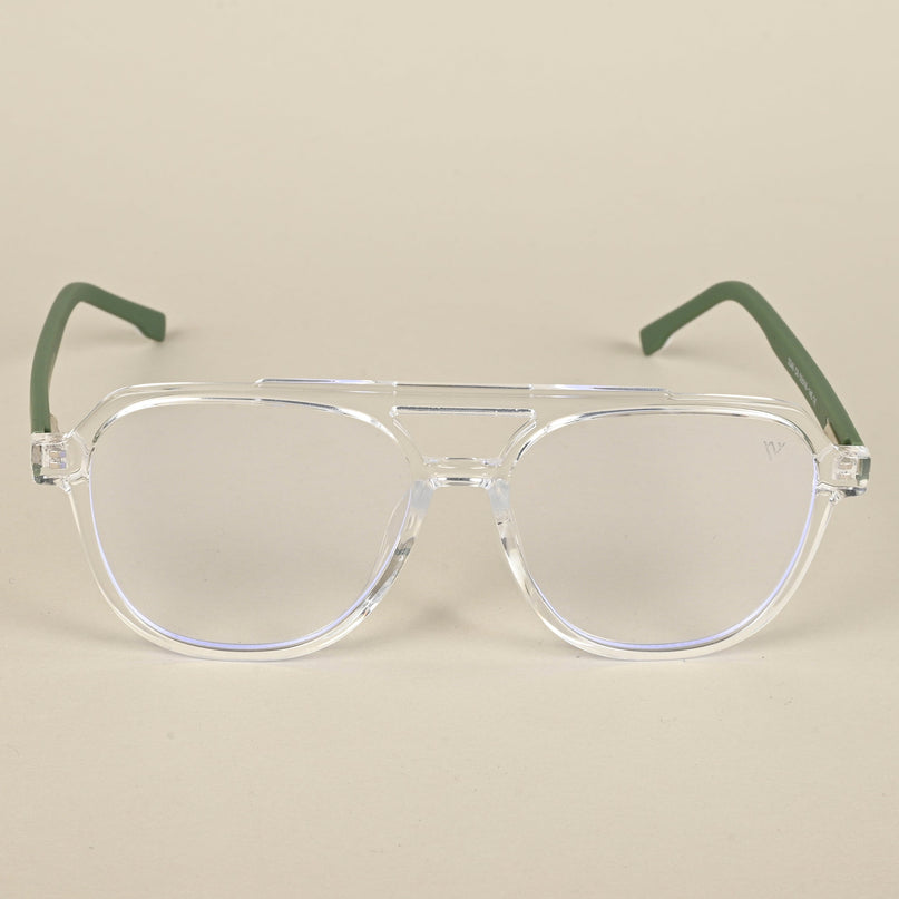 Voyage Maverick Transparent Wayfarer Eyeglasses for Men & Women - MG5083-C3