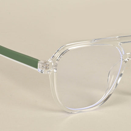 Voyage Maverick Transparent Wayfarer Eyeglasses for Men & Women - MG5083-C3