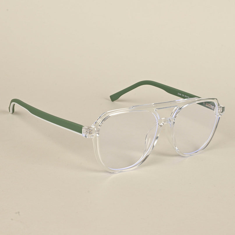 Voyage Maverick Transparent Wayfarer Eyeglasses for Men & Women - MG5083-C3