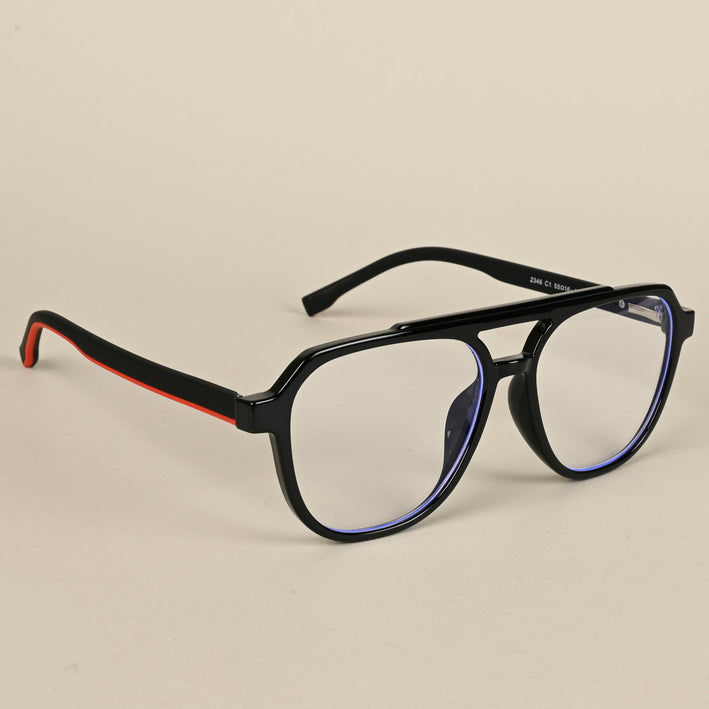 Voyage Maverick Black Wayfarer Eyeglasses for Men & Women - MG5081-C1