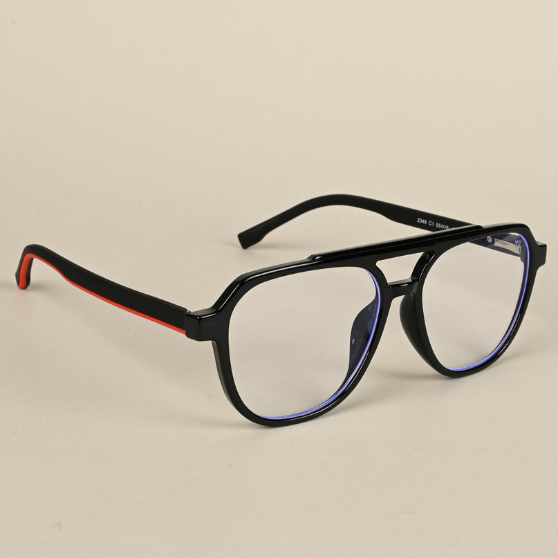 Voyage Maverick Black Wayfarer Eyeglasses for Men & Women - MG5081-C1