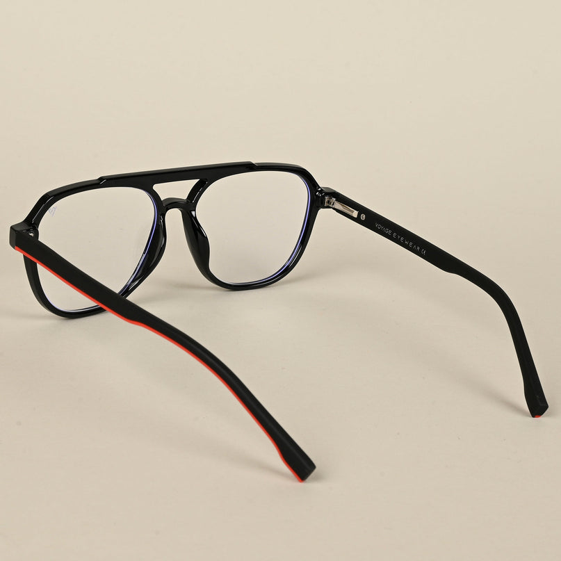 Voyage Maverick Black Wayfarer Eyeglasses for Men & Women - MG5081-C1