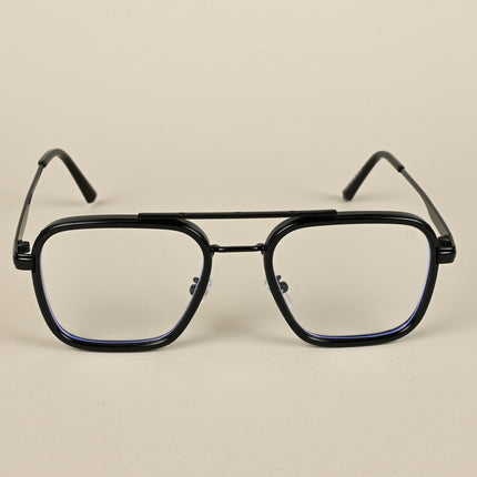 Voyage Maverick Black Wayfarer Eyeglasses for Men & Women - MG5080-C2