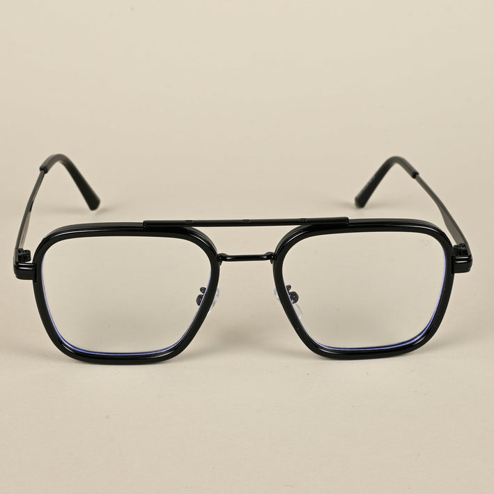 Voyage Maverick Black Wayfarer Eyeglasses for Men & Women - MG5080-C2