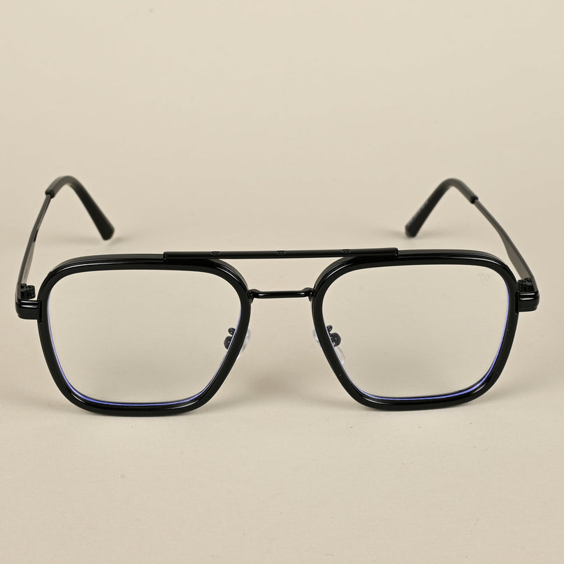 Voyage Maverick Black Wayfarer Eyeglasses for Men & Women - MG5080-C2
