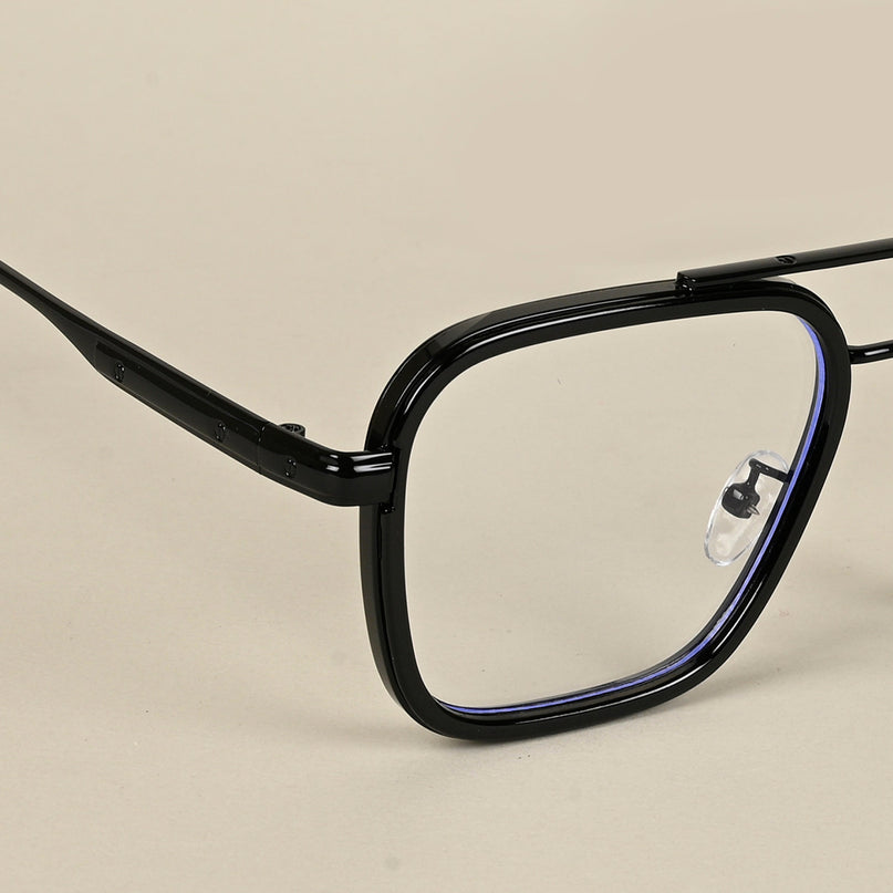 Voyage Maverick Black Wayfarer Eyeglasses for Men & Women - MG5080-C2