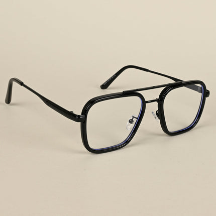 Voyage Maverick Black Wayfarer Eyeglasses for Men & Women - MG5080-C2