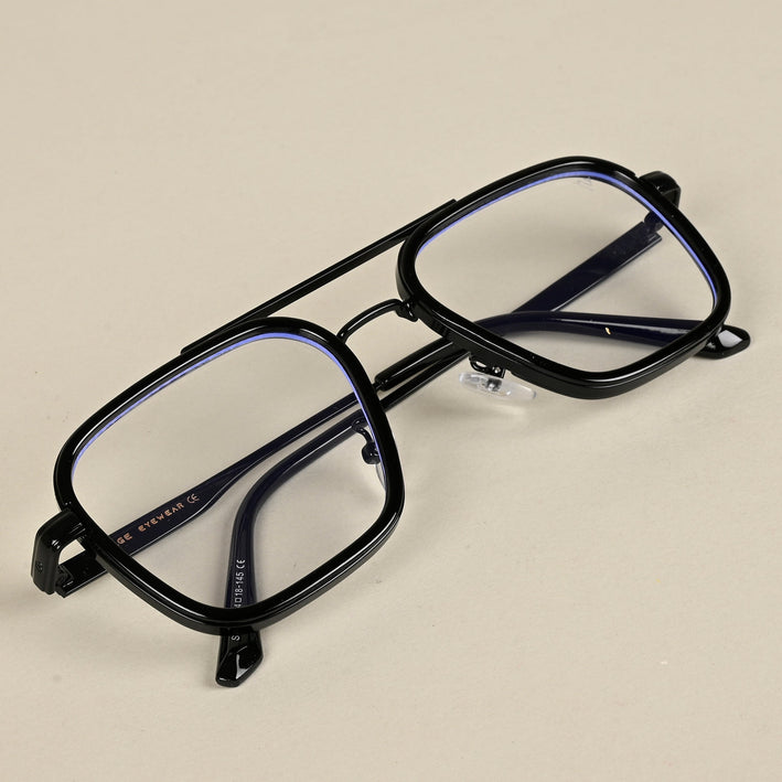 Voyage Maverick Black Wayfarer Eyeglasses for Men & Women - MG5080-C2