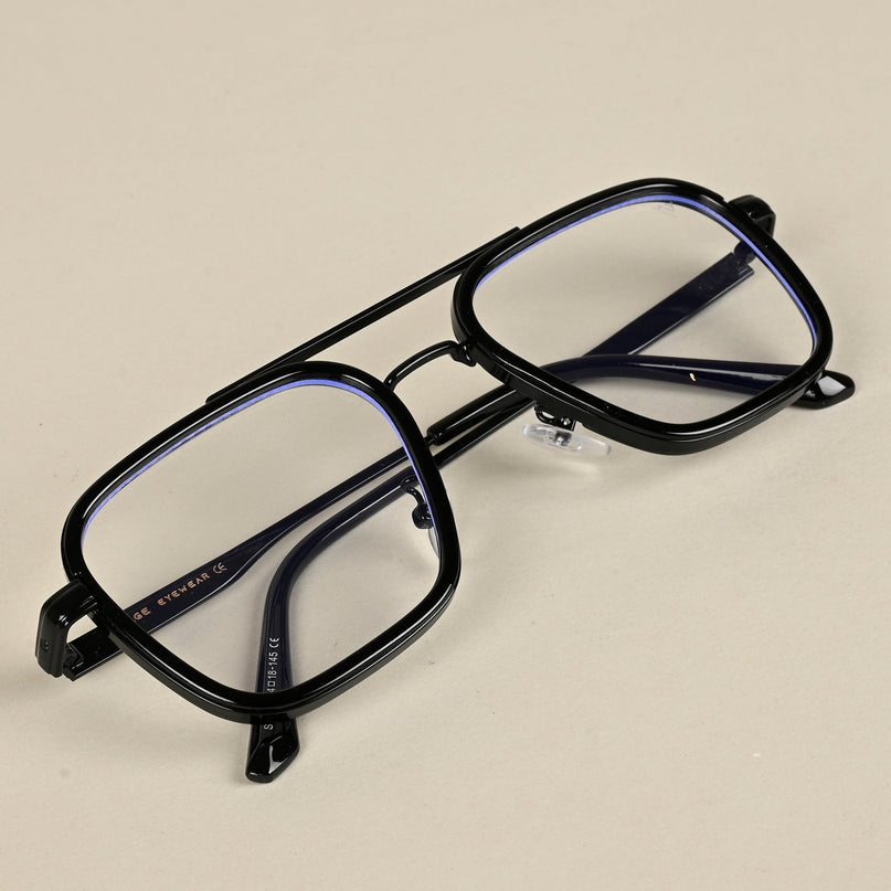 Voyage Maverick Black Wayfarer Eyeglasses for Men & Women - MG5080-C2