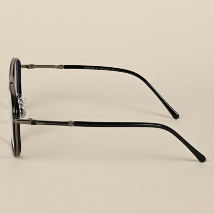 Voyage Maverick Grey & Black Wayfarer Eyeglasses for Men & Women - MG5111-C4