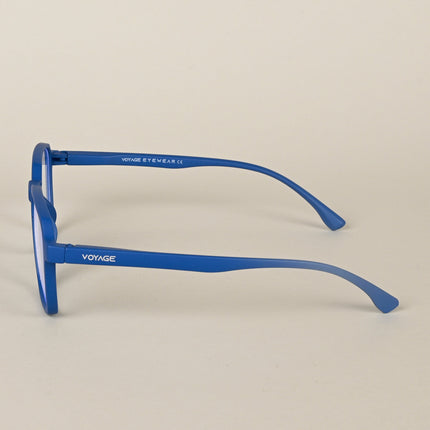 Voyage Air Royal Blue Square Eyeglasses for Men & Women - MG4544