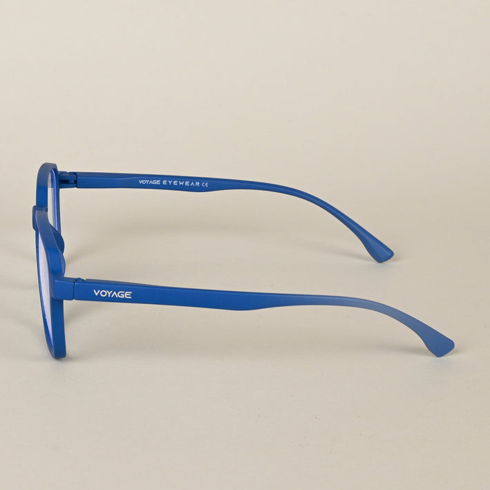 Voyage Air Royal Blue Square Eyeglasses for Men & Women - MG4544