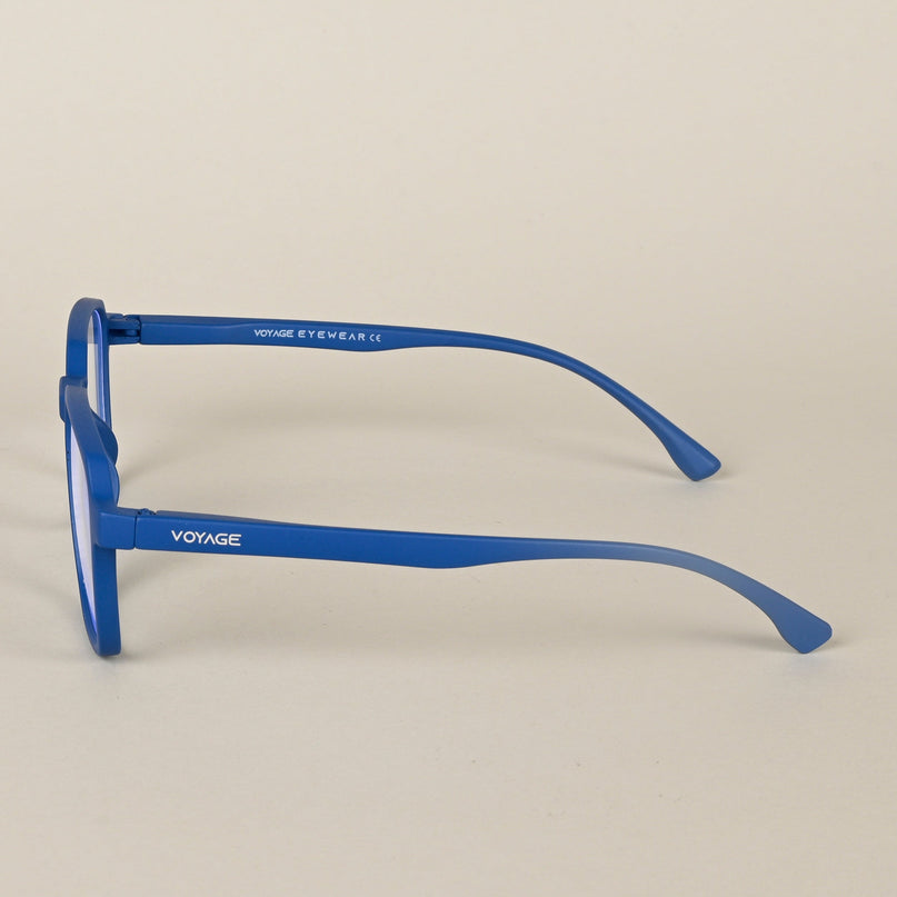 Voyage Air Royal Blue Square Eyeglasses for Men & Women - MG4544