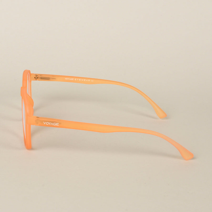 Voyage Air Orange Square Eyeglasses for Men & Women - MG4539