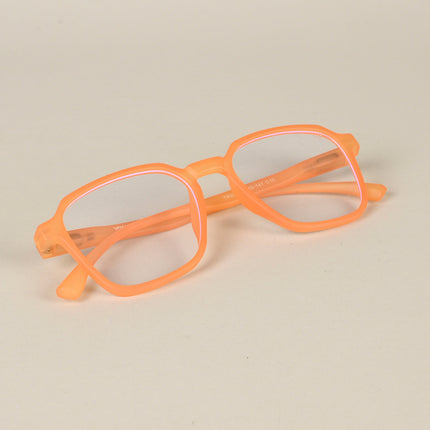 Voyage Air Orange Square Eyeglasses for Men & Women - MG4539