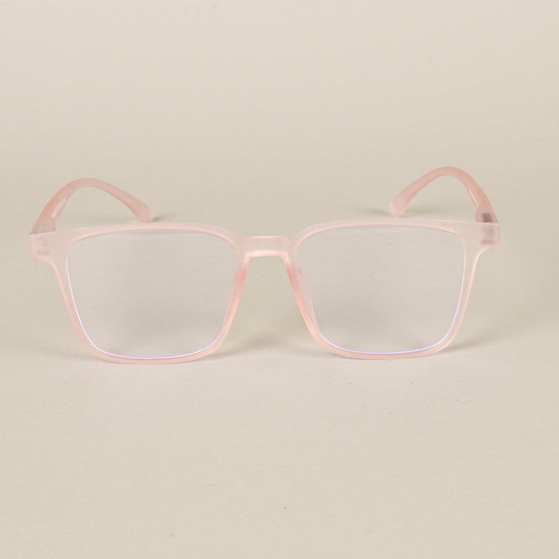 Voyage Air Pink Square Eyeglasses for Men & Women - MG4530