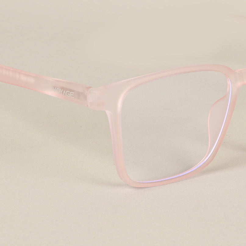 Voyage Air Pink Square Eyeglasses for Men & Women - MG4530