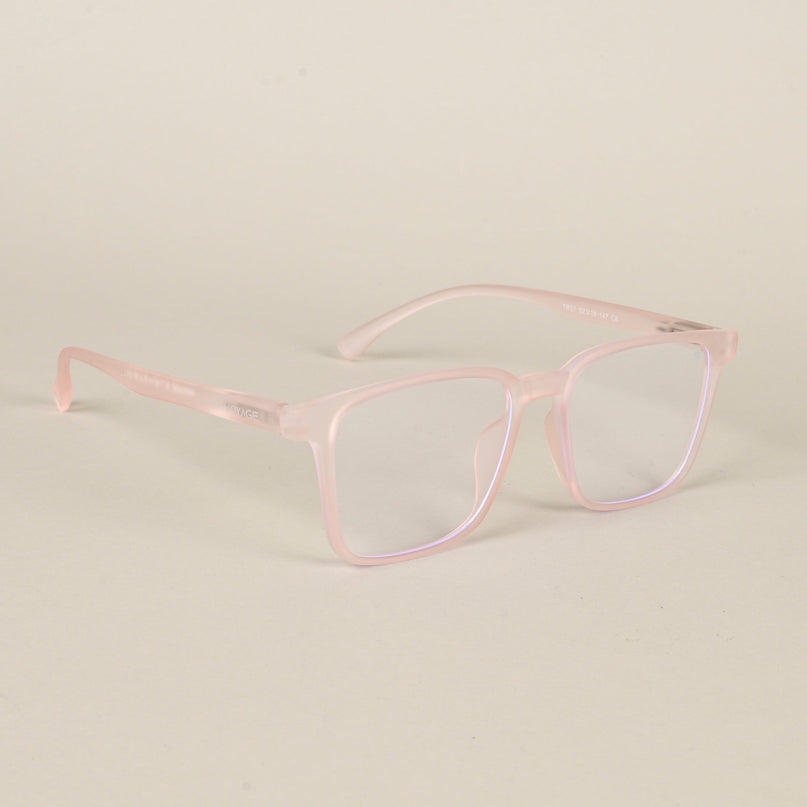 Voyage Air Pink Square Eyeglasses for Men & Women - MG4530